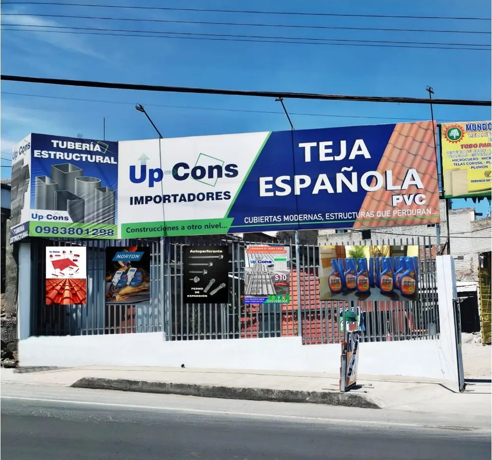 Fachada de la sucursal UP CONS en la Av. Mariscal Sucre
